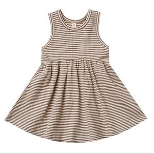 Quincy Mae Striped Ribbed Tank Dress